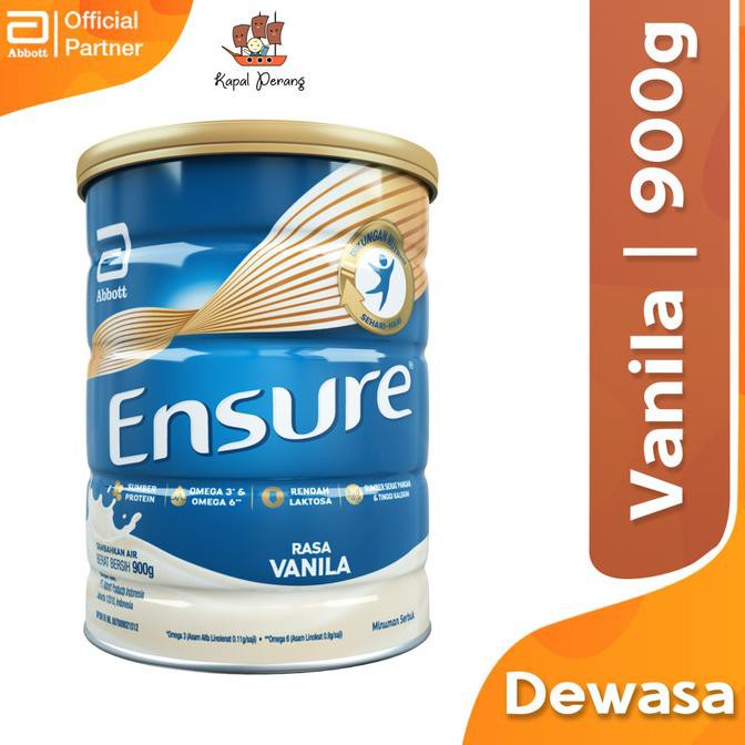 

Ensure Vanila 900 g Susu Nutrisi Dewasa Rendah Laktosa