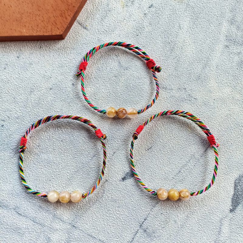 Gelang Sangadatu Rambut Sedana Mata 3 / Gelang Bali / Gelang Rambut Sedana / Gelang Besakih / Craft Dewata