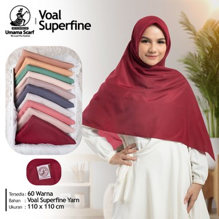 Jilbab segiempat polos VOAL SUPERFINE by Umama Scarf jual Jilbab segiempat polos VOAL SUPERFINE by Umama Scarf jual