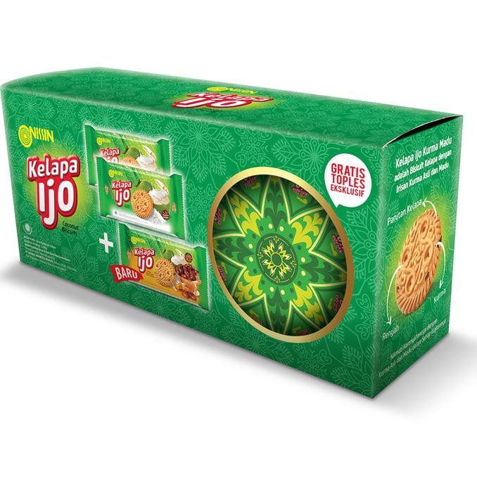 

Ahbbsu Nissin Kelapa Ijo 3 Pack X 280Gr + Toples Sasu