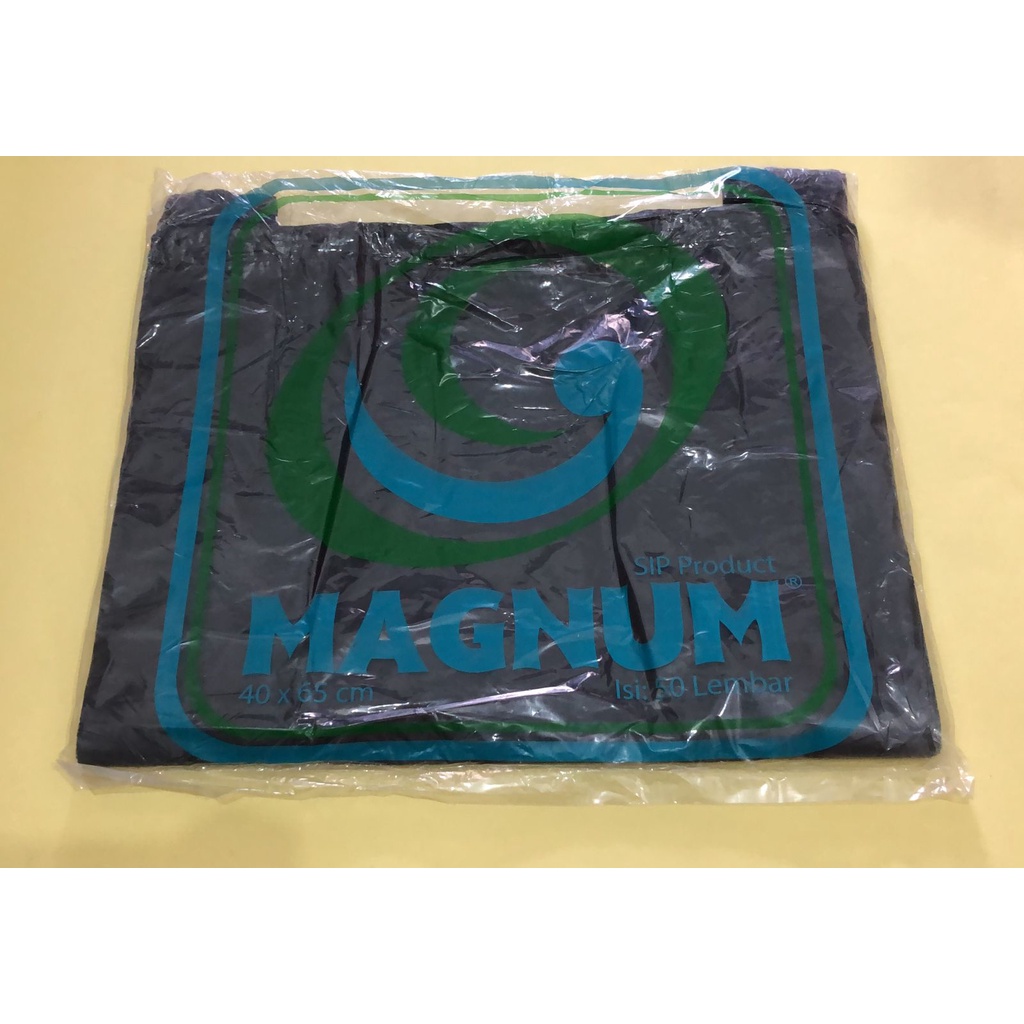 Kresek Magnum Jumbo Hitam / Plastik Polos HD Magnum 40 Tebal 02