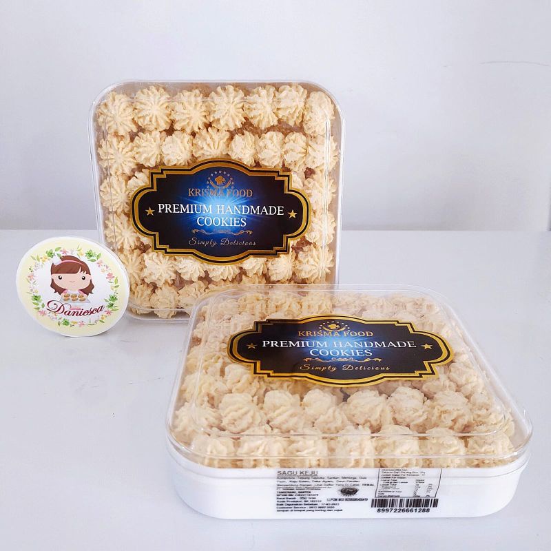 

.krisma food kue kering klasik kastengels sagu keju premium cookies (ds bgr)