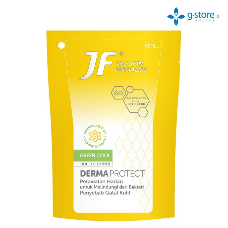 JF Sulfur Derma Protect Green Cool 200mL Pouch
