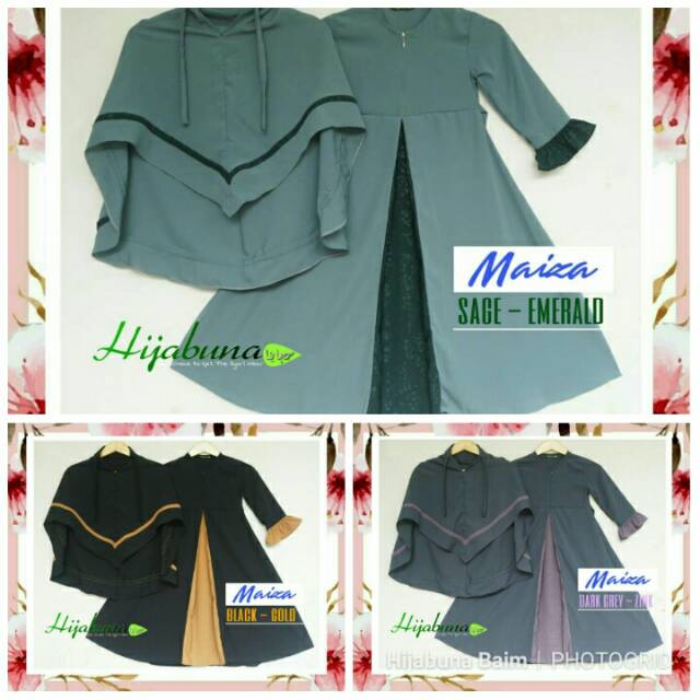 Setelan Gamis Anak & Gamis Remaja Maiza Hijabuna