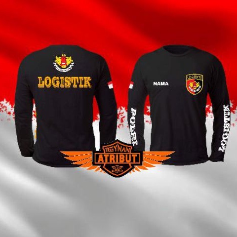 Kaos lengan panjang POLRI LOGISTIK