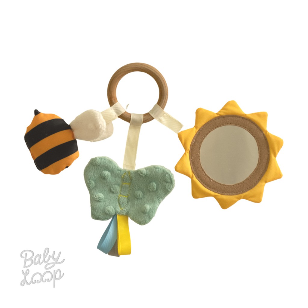 Wooden Teether Sunny Spring - Gigitan Bayi - Baby Loop-1