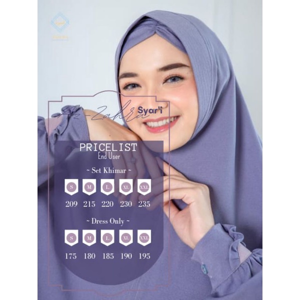 Az-zahra Syar'i by AMYRA