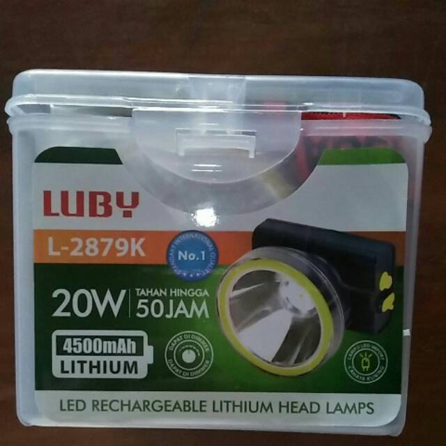 Senter kepala luby 20watt