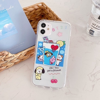 BT21 Soft Case HP OPPO A3S Realme C1 A7 A5S A12 F11 F9 Pro