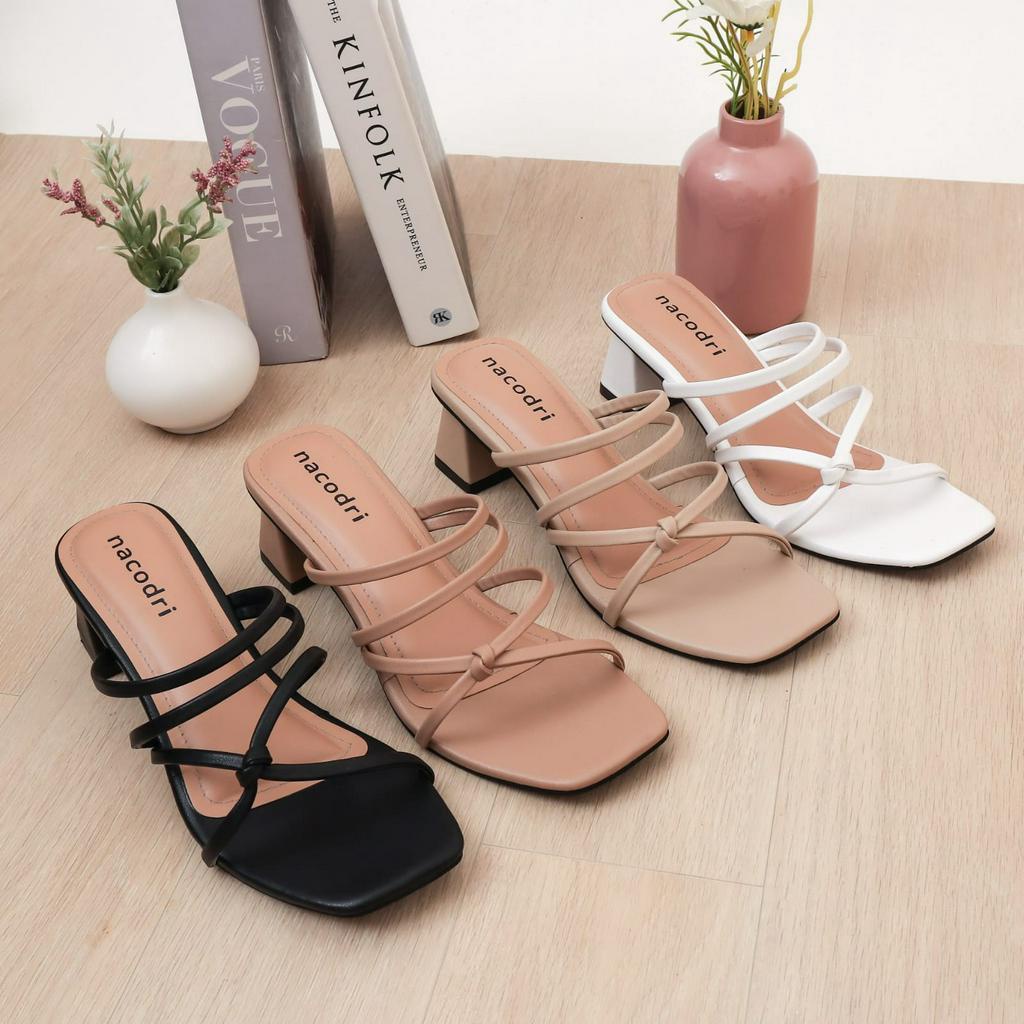 nacodri  MENY sandal tali wanita heels 5cm