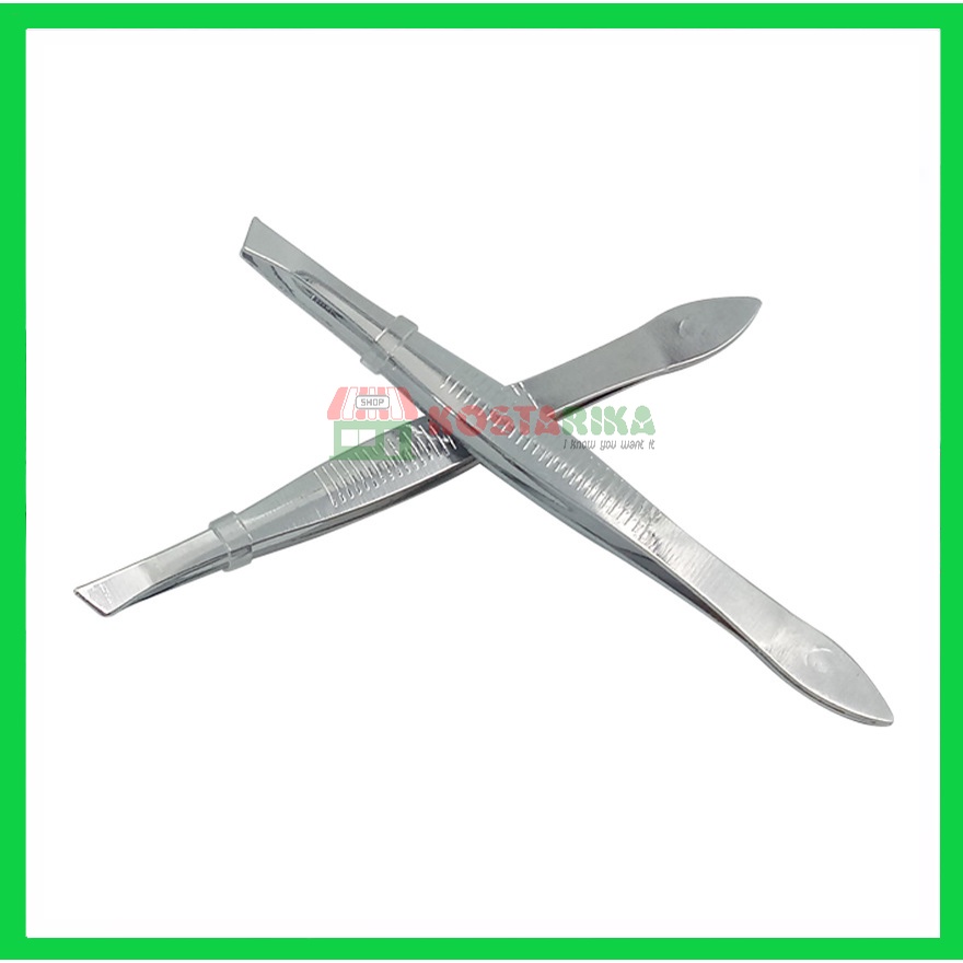 Penjepit Pencabut Pinset Rambut Jenggot Uban Dan Bulu Ketiak Stainless Steel Clips Serbaguna