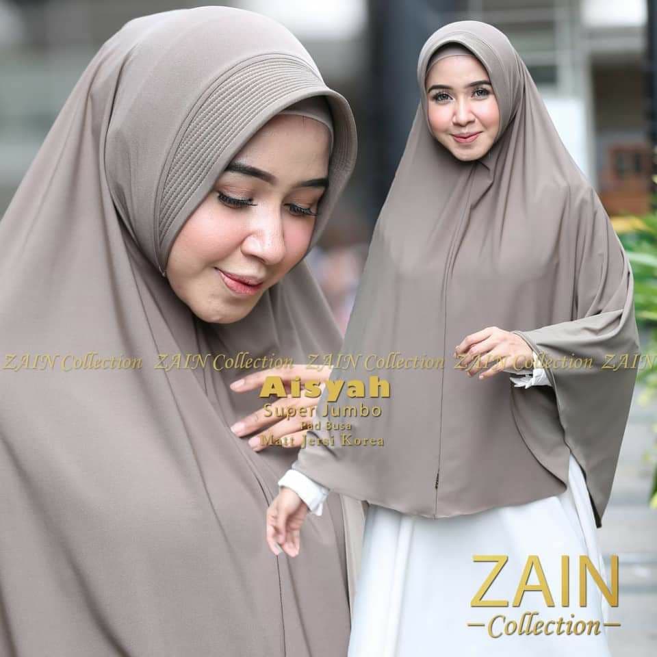 Hijab Syari Jumbo Polos Jilbab Super Jumbo Jersi Original GJM || Jilbab Instan Jumbo Polos