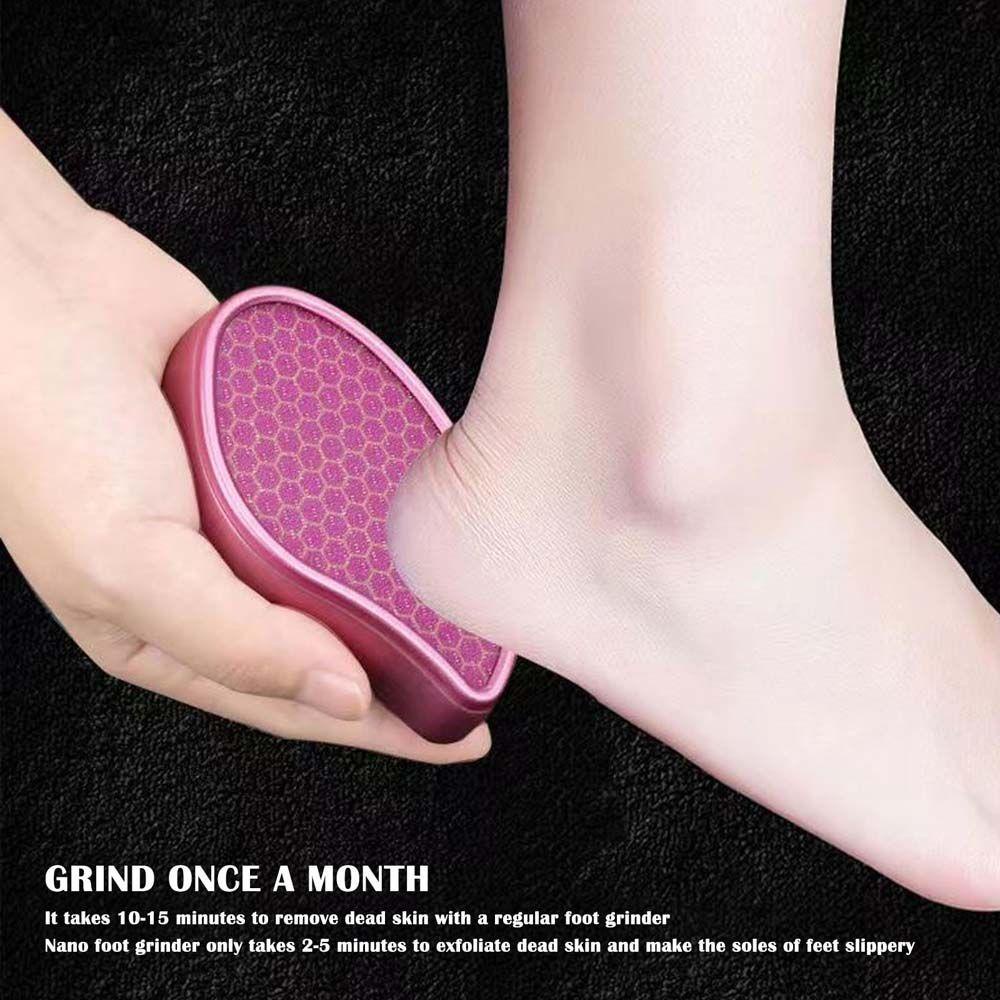 Agustina Nano Glass Pedicure Alat Perawatan Kesehatan Peeling Pedicure Gerinda Kaki Penghilang Kulit Mati Alat Penghilang Kalus Foot Scrubber