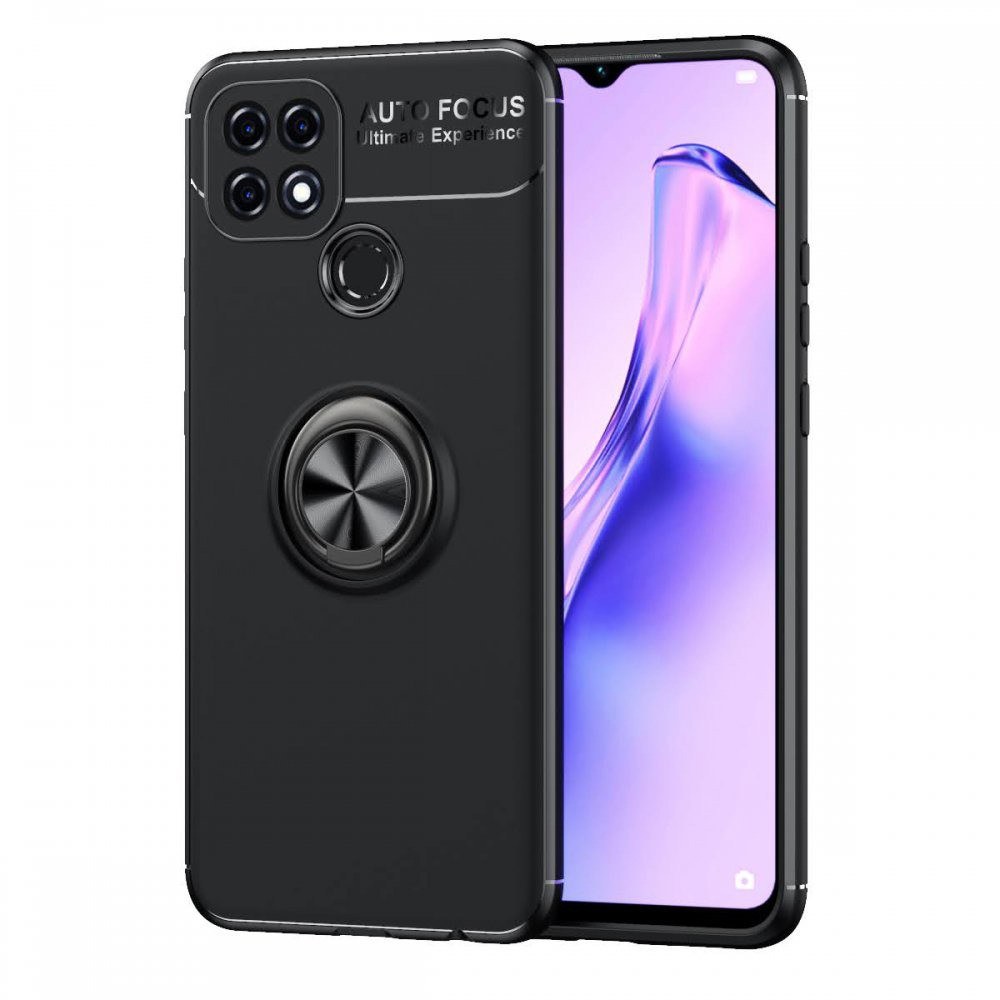 Oppo A15S OppoA15S Invisible I Ring iRing Soft Case Cover TPU Casing Free Tempered Glass