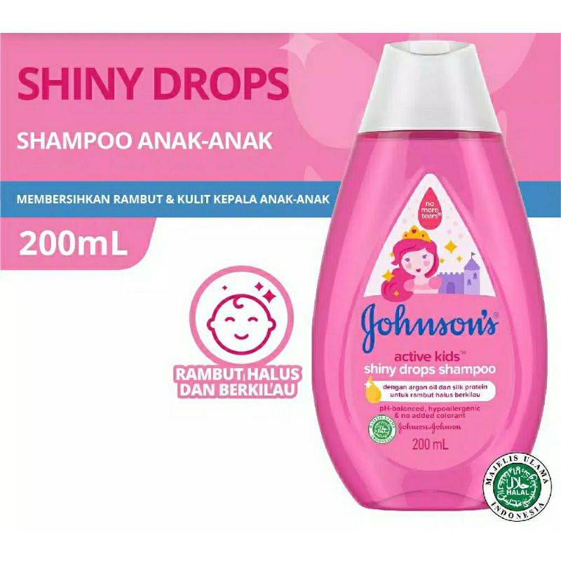 Johnson Active Kids Shiny Drops Shampoo 100/200ml