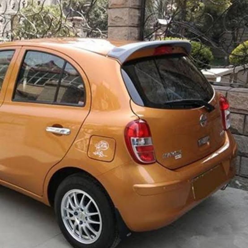 Wing spoiler PLASTIK IMPORT NISSAN MARCH rear spoiler