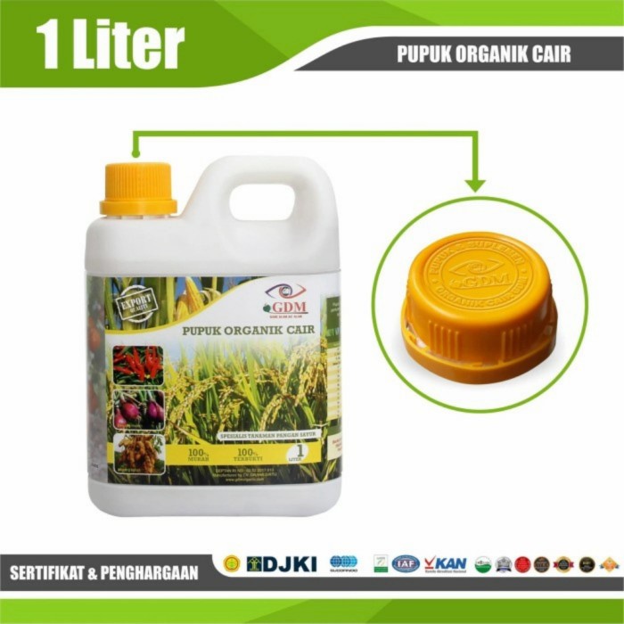 Pupuk Organik Cair GDM tanaman Pangan - 1 liter