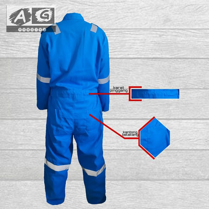 Wearpack Safety Terbaru | Wearpack bengkel | Baju bengkel | Seragam Kerja Proyek