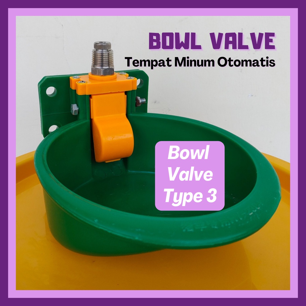 BOWL VALVE | Mangkuk Tempat Minum Otomatis Untuk Kambing Domba | Apoternak