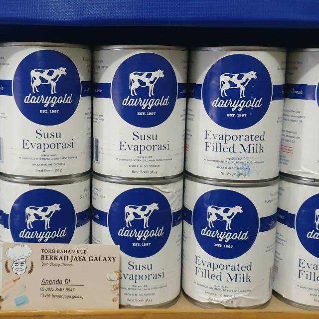 Susu Evaporasi Dairygold 385Gr (Expired Januari 2022)