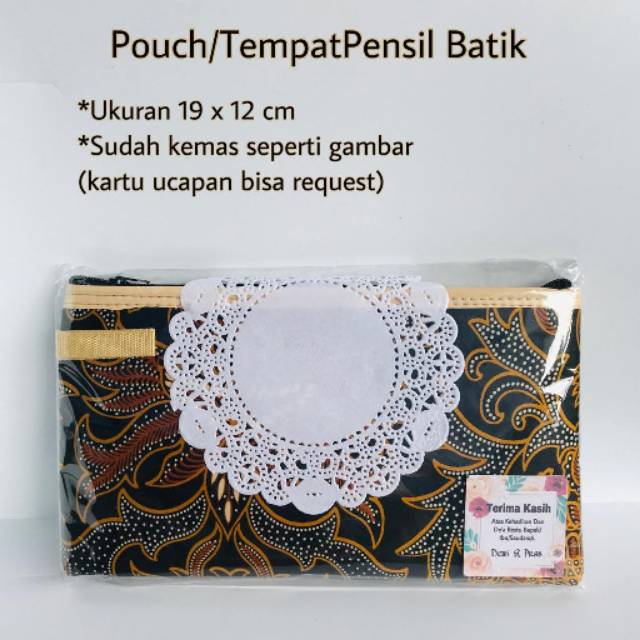 Souvenir Pouch batik