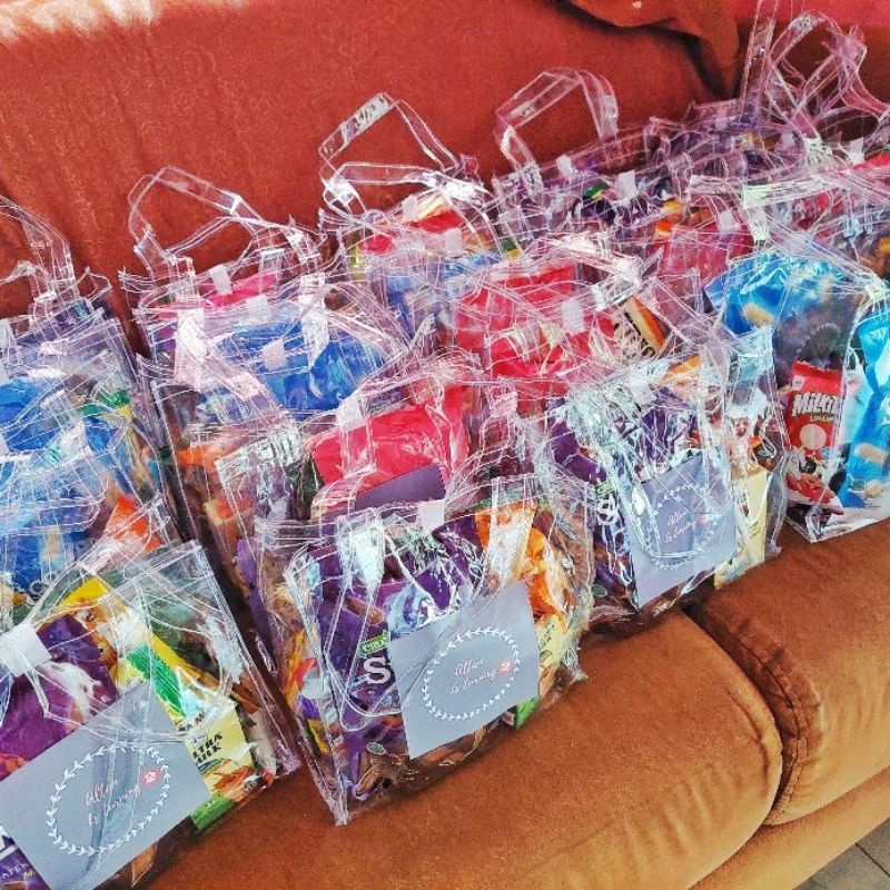 

tas mika + stiker tas goodiebag tas ulang tahun tas birthday new