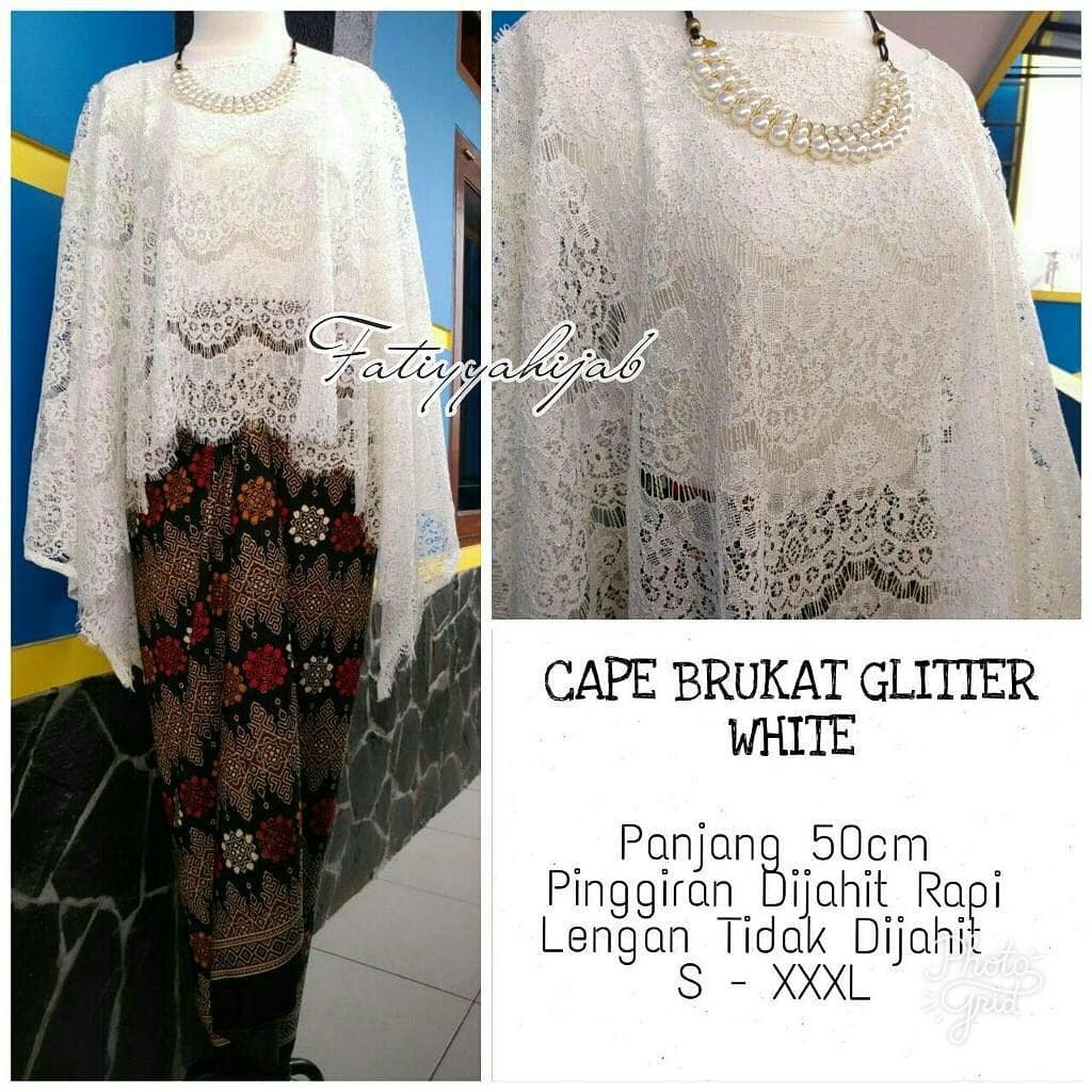 CAPE BRUKAT SET WHITE