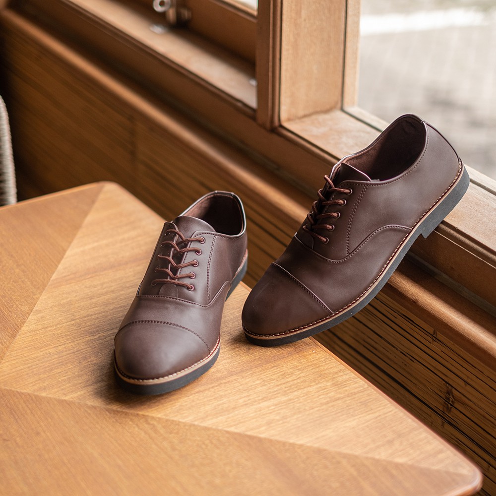 HARRISON BROWN |ManNeedMe x Jack| Sepatu Oxford Pria | Pantofel Formal