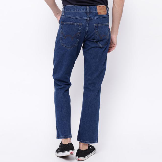 Edwin Celana Jeans Reguler Fit Pria Panjang Blue Vegas 03 - Biru, 29