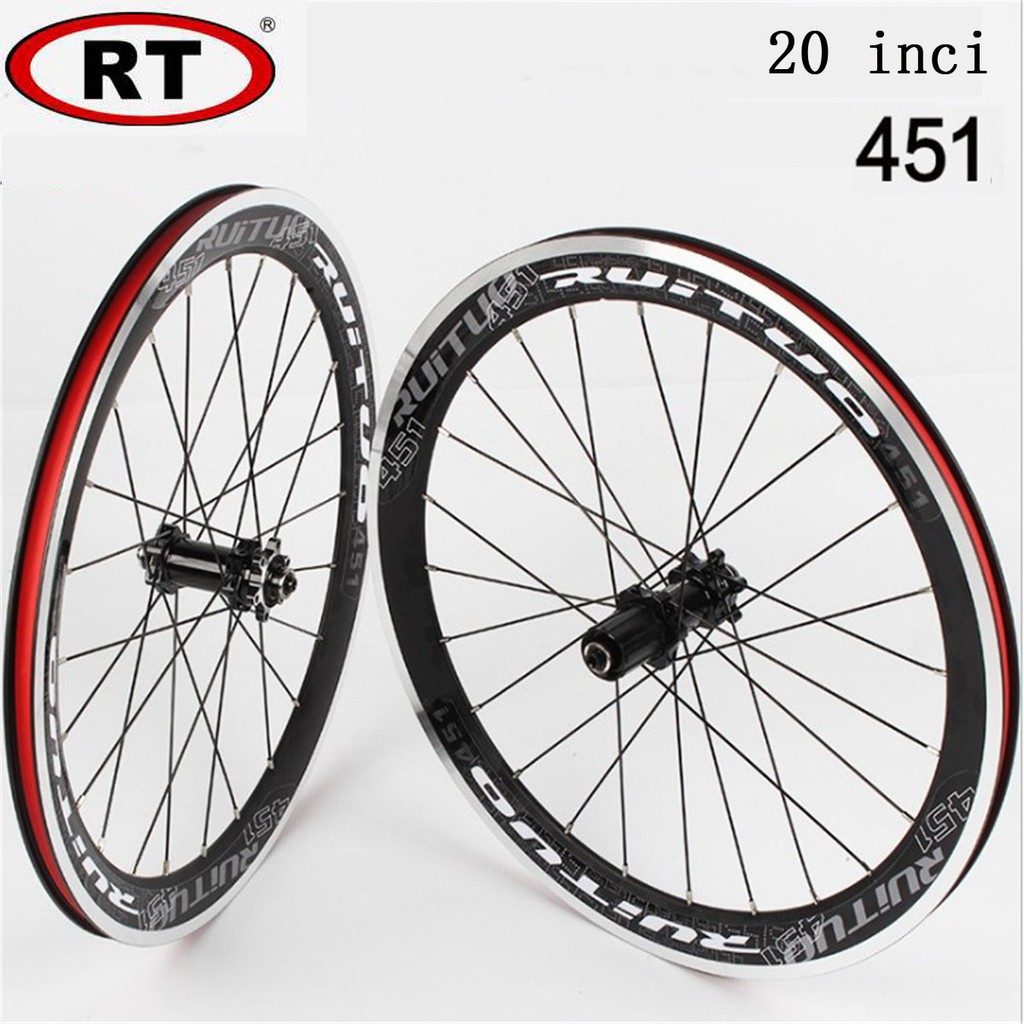 RT Roda Lipat Sepeda 451 Sepeda Roda Set Hub Sepeda RT Roda Lipat Sepeda 451 Sepeda Roda Set Hub Sepeda