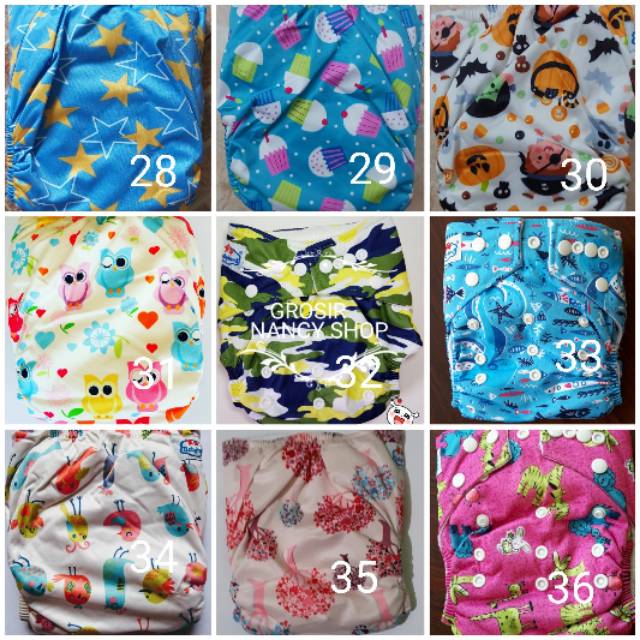 SANGAT MURAH... MOTIF ACAK CLODI BABYLAND + 2 INSERT MICROFIBER