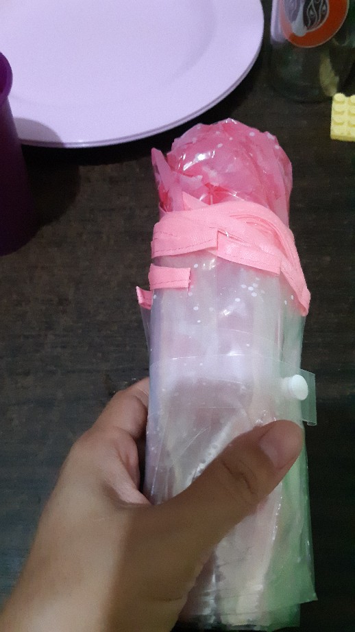 Payung Jepang Lipat Motif Transparan Cherry Blossom - E023 Titangadget