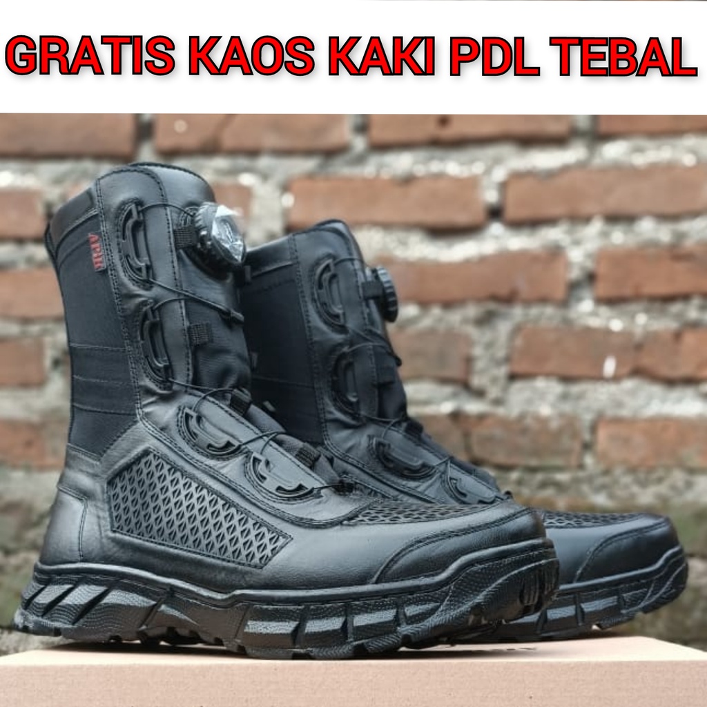 Jual Sepatu Pdl Tali Putar Kulit Sapi Asli Sepatu Pdl Tni Polri Security Satpam Sepatu Boots