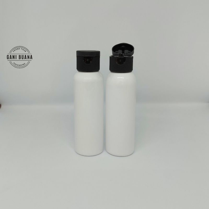 BOTOL FLIPTOP 100ML PUTIH FLIPTOP HITAM