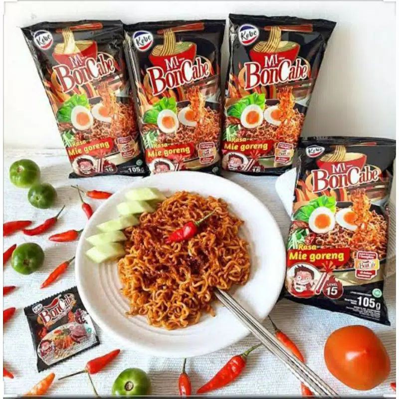 Ready Mie Bon cabe level 15 ukuran 105 gr