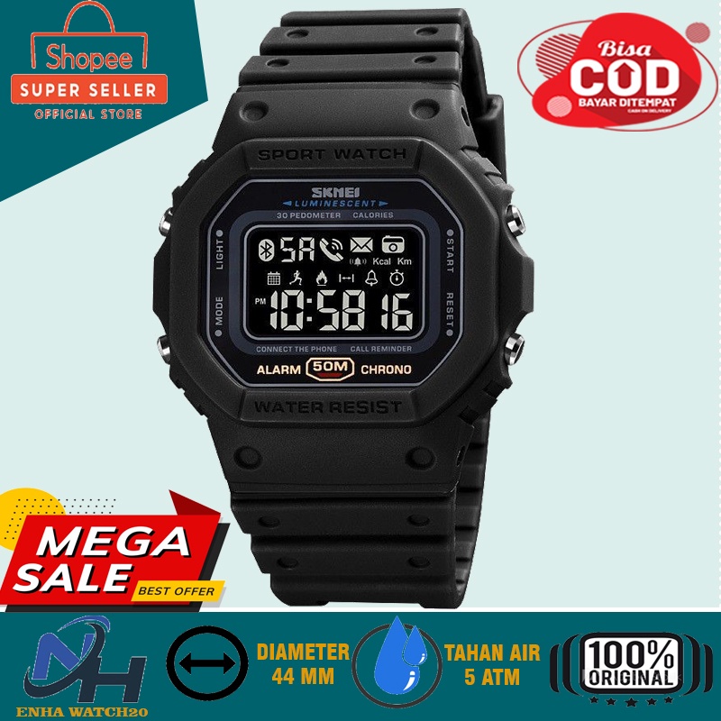 SKMEI 1743 Jam Tangan Pria Wanita Original Sport Digital Smartwatch