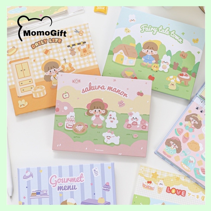 

READY - Buku DIY Stiker Kertas Buku Dekor Stiker Estetik Buku Hardcover