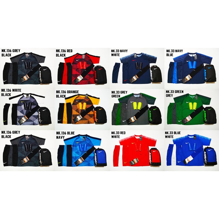 Olahraga COMBO 4 in 1 Kaos FUTSAL / BOLA (Cocok Untuk Kaos Tim) PRINTING Mix