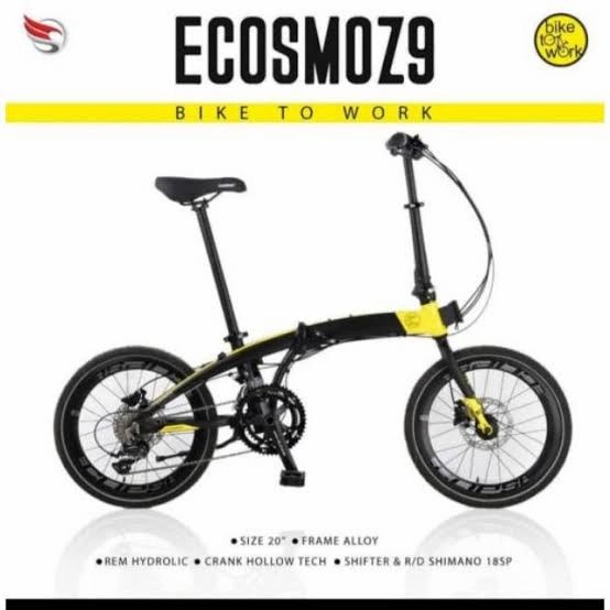 Sepeda Lipat 20 Element Ecosmo Z9 451 Bike To Work