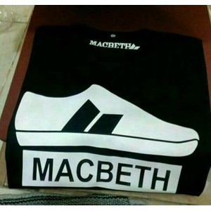 KAOS TSHIRT MACBETH TRENDY T SHIRT PRIA MACBETH SHOE KEREN