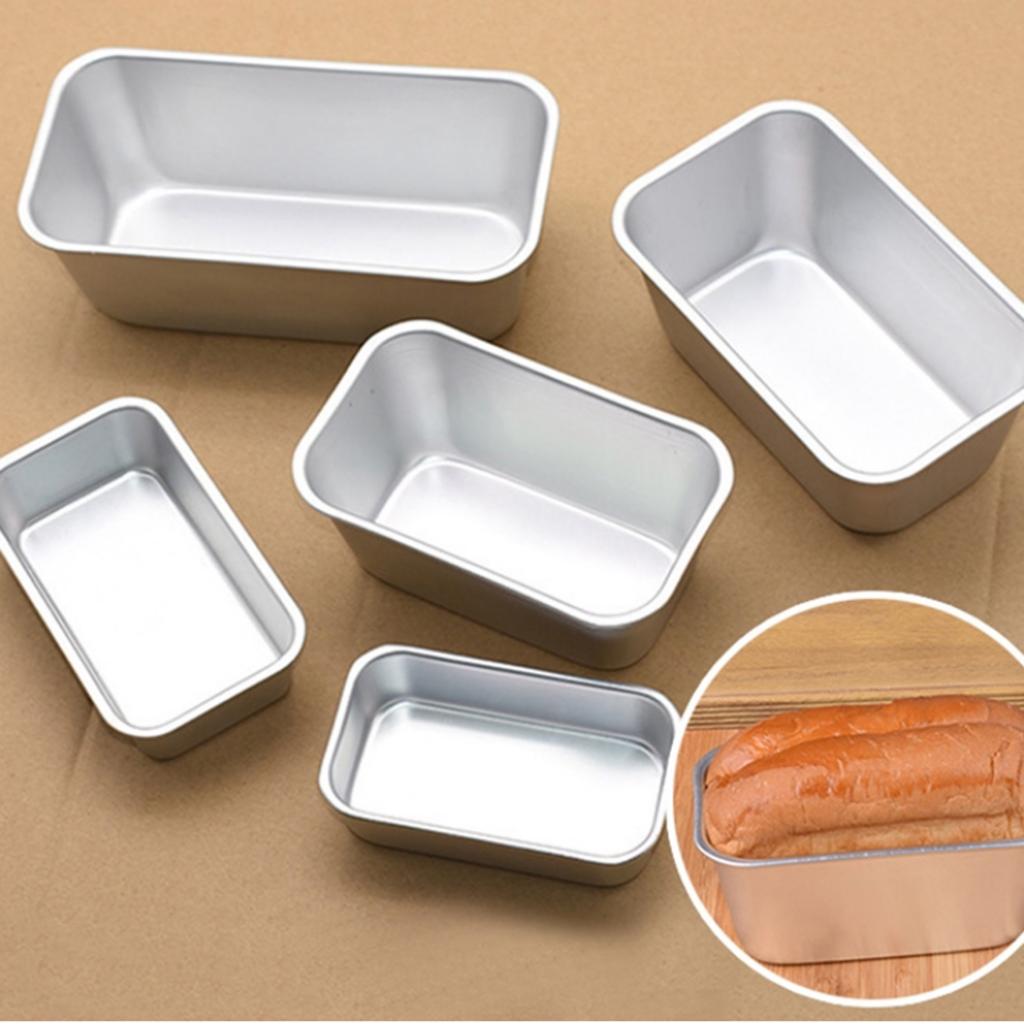 Kitchen Loaf Tin Cake Mold / Aluminum Alloy Rectangular Toast Bread mold /  Bread Loaf Muffin Baking Mold DIY Bakeware Supplies