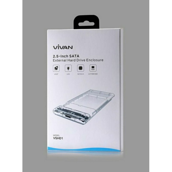 Vivan 2.5 inch External Hard Drive Enclose - Casing Hardisk 2.5 inch