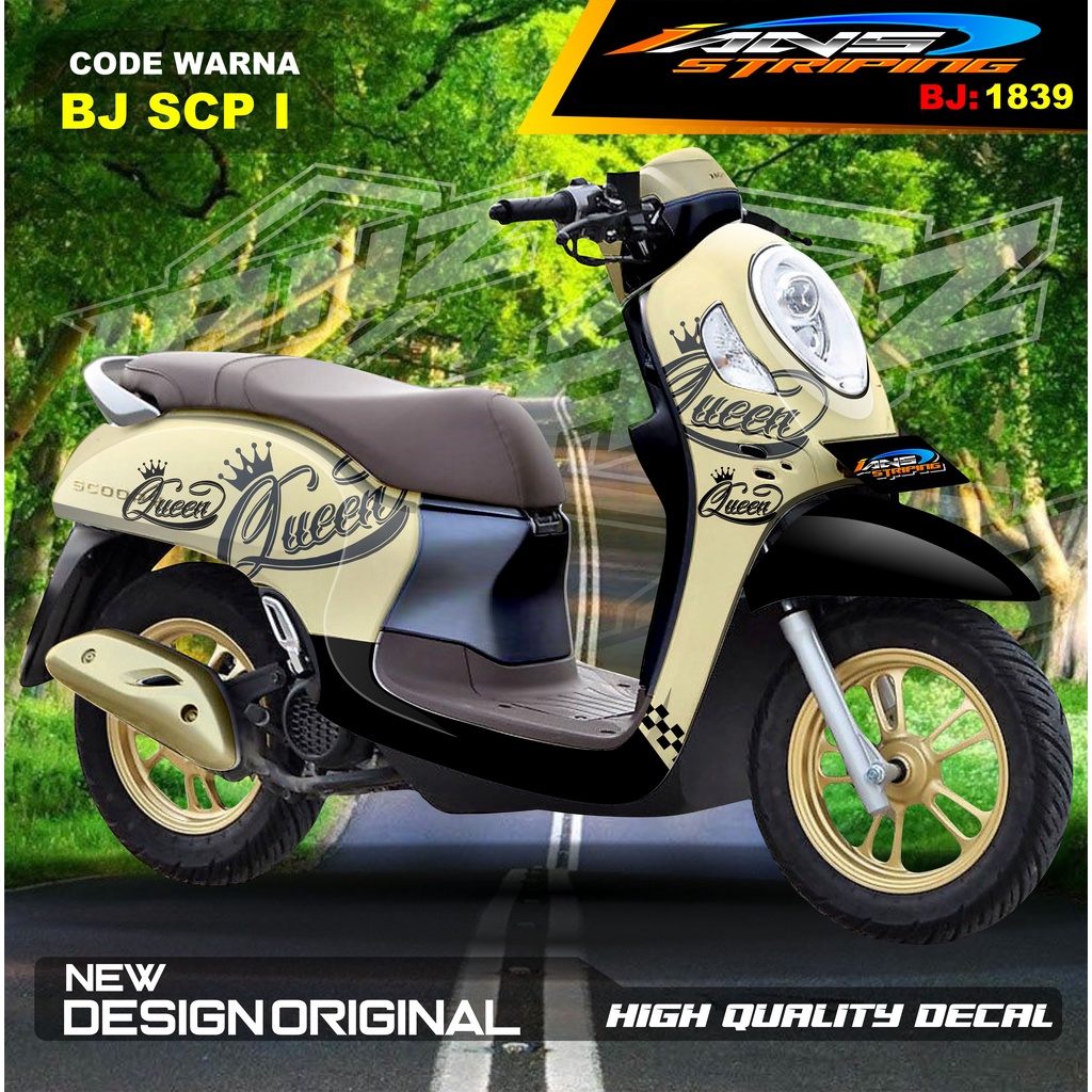 VARIASI STICKER MOTOR SCOOPY FULL BODY / STIKER SCOOPY FULL BODY / STIKER MOTOR SCOOPY NEW DESAIN / STIKER MOTOR TERMURAH