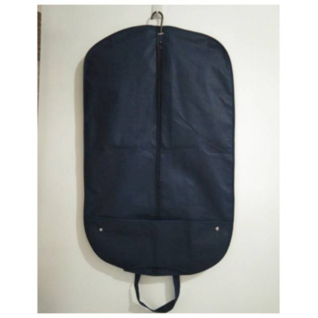 Cover jas baju / cover gantungan baju jas / pelindung baju jas warna bahan tebal