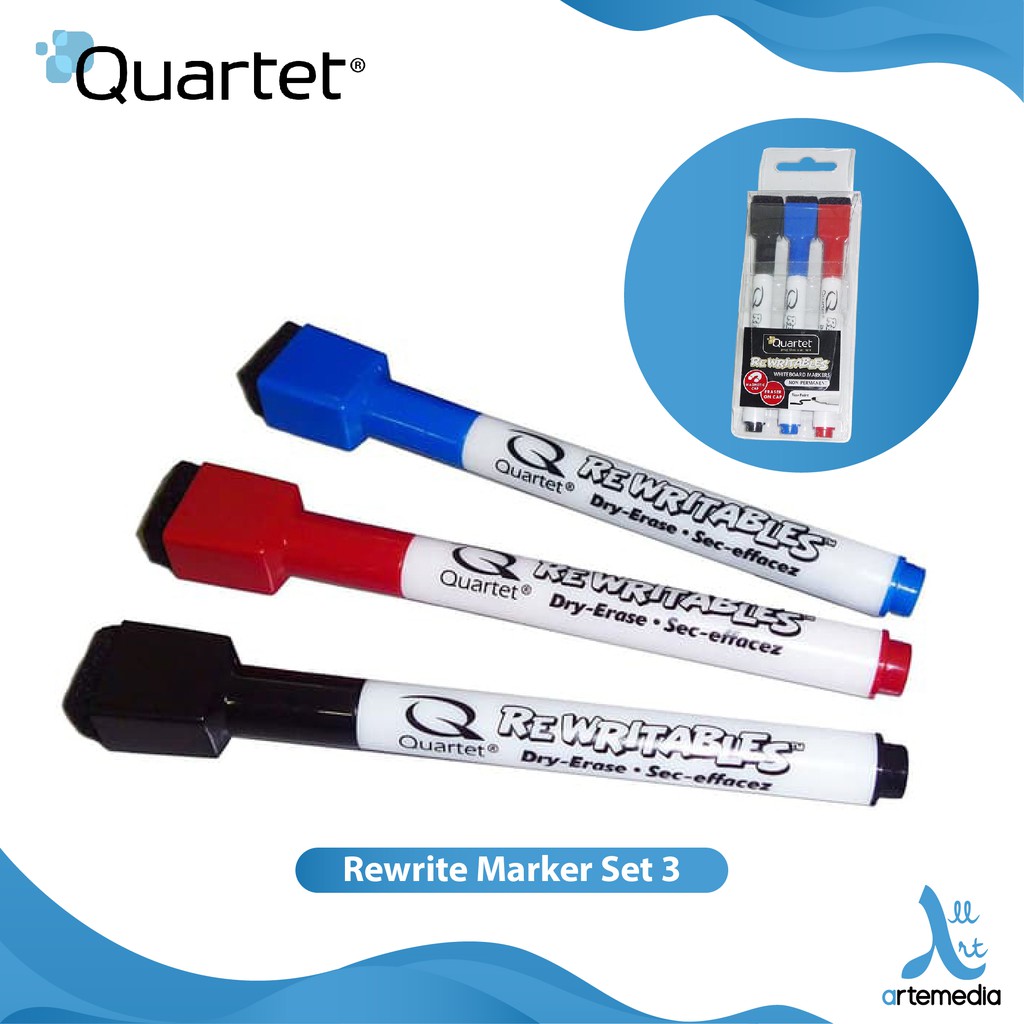 

Quartet Whiteboard Marker Set 3 Papan Tulis