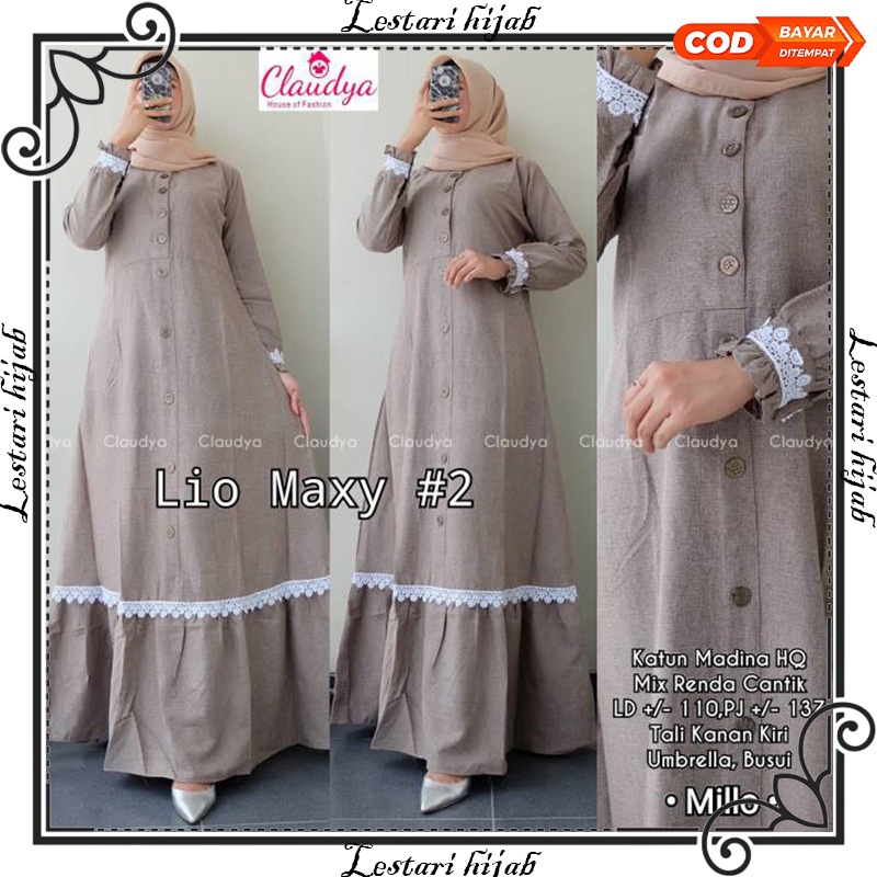 Baju Dress Panjang Gamis Perempuan Wanita Muslimah Dres Busana Muslim Ibu Ibu Pengajian Kondangan