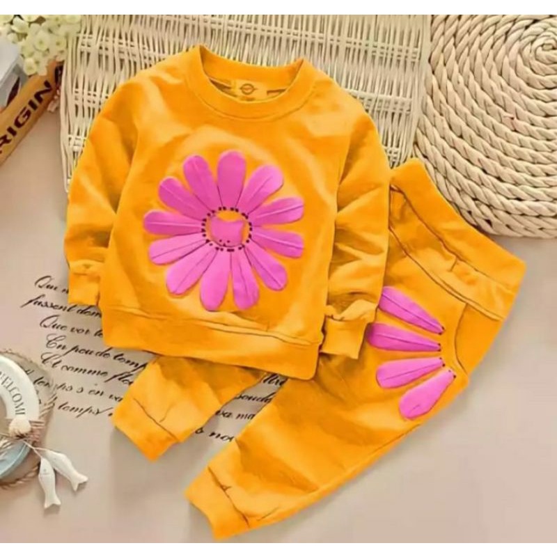 SETELAN SWEATER MOTIF ANAK LUCU KEKINIIAN 0-10 TAHUN