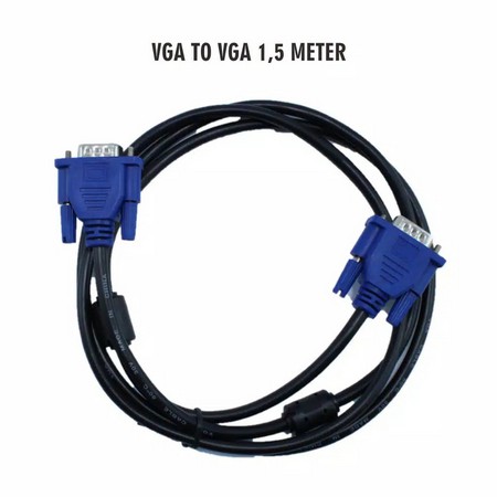 Converter HDMI TO VGA Dan Kabel VGA 1.5m (kabel+Converter)