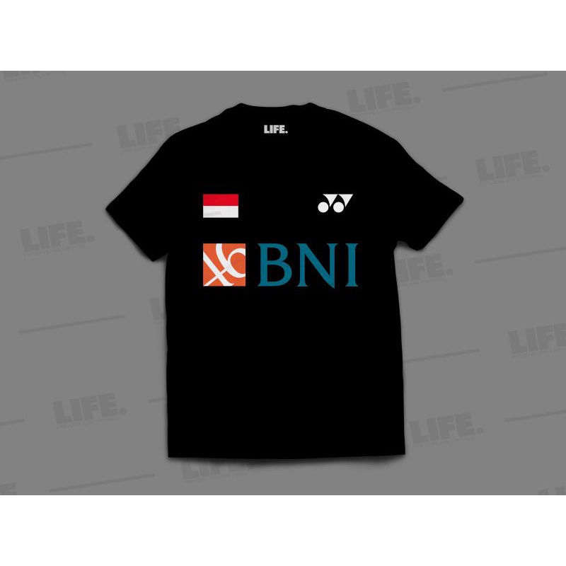 Baju Badminton Dewasa Katun 100% / Baju Oblong Bulutangkis Tshirt Katun Pria