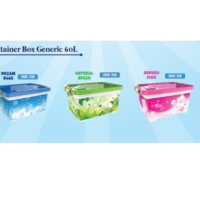 Tren Kekinian.. Container Box Naiba Multi Fungsi - 60L